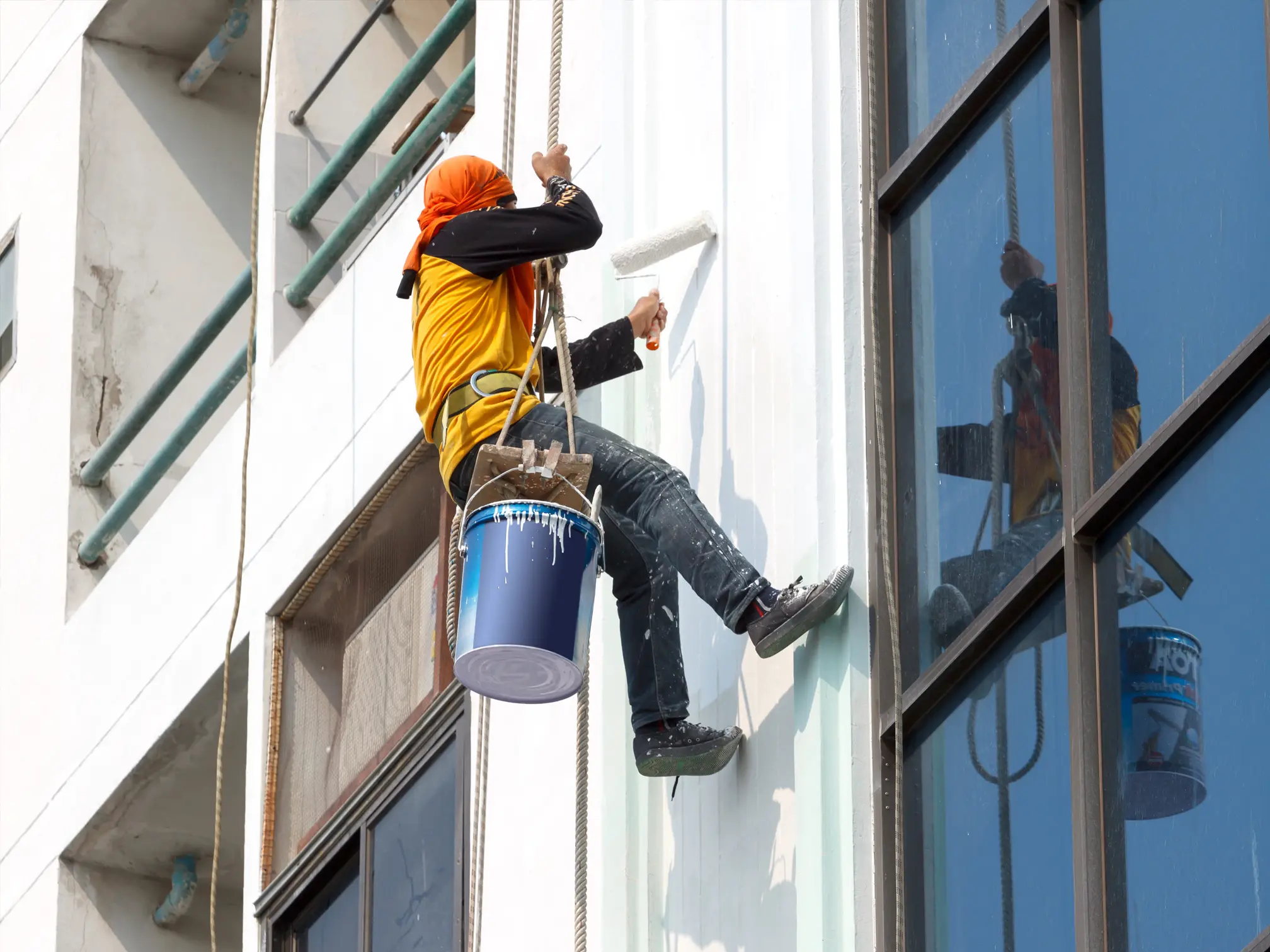 Fercho's crew completing exterior painting