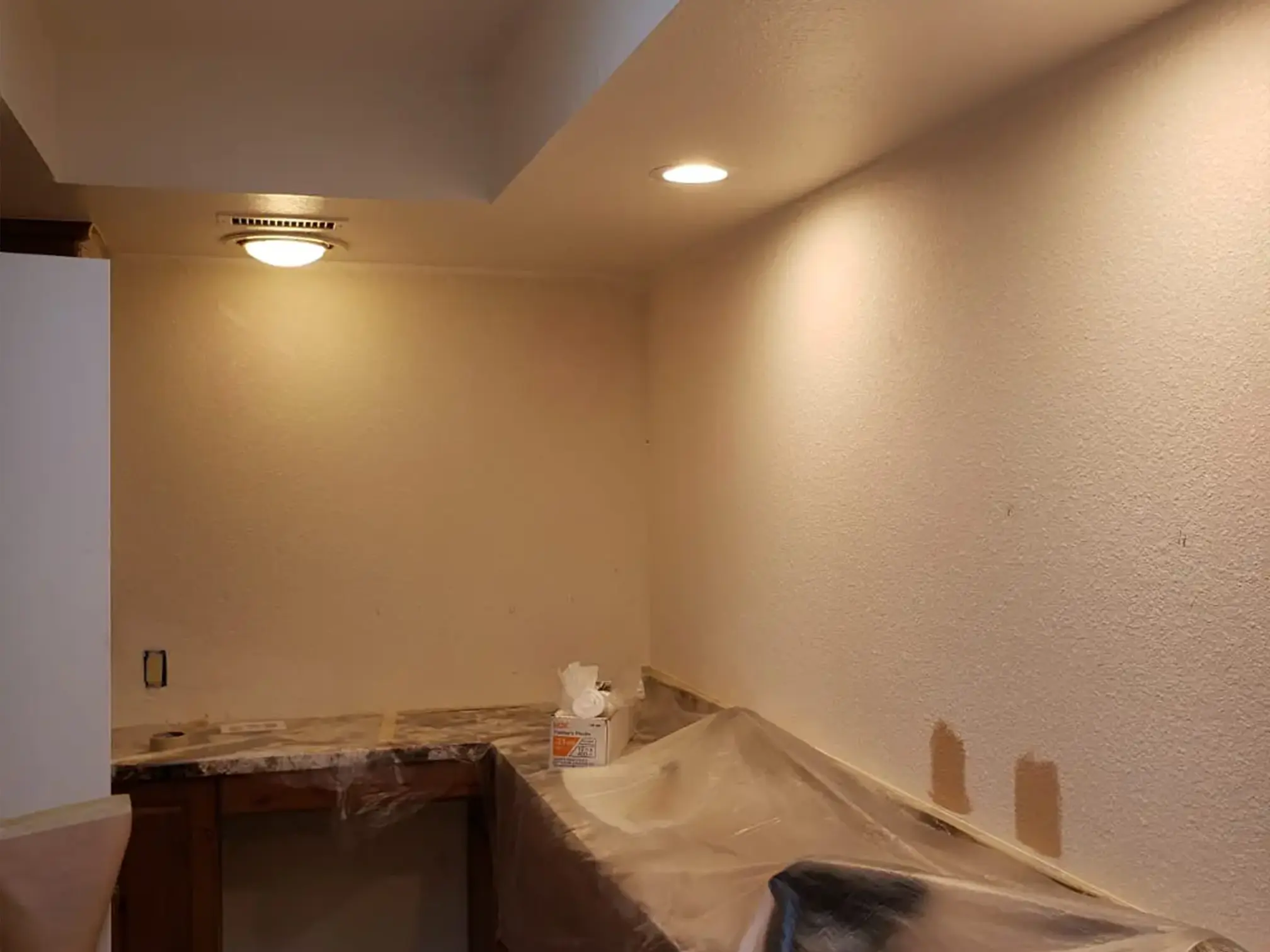 Interior painting preparation
